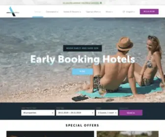 Arenahotels.com(Arena Hotels & Resorts in Pula & Medulin) Screenshot