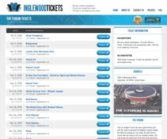 Arenainglewood.com(The Forum Inglewood) Screenshot