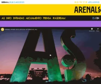 Arenalsound.com(Música) Screenshot