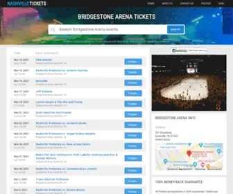 Arenanashville.org(Bridgestone Arena Tickets) Screenshot