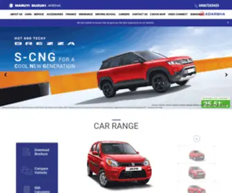 Arenaofattapur.com(Maruti Suzuki ARENA Car Showroom in Attapur) Screenshot