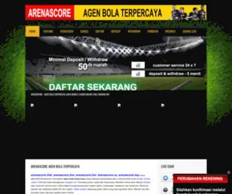 Arenascore.net Screenshot