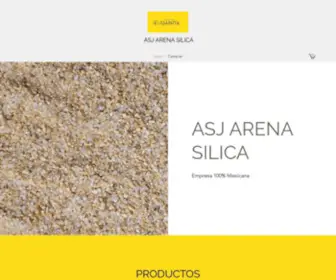 Arenasilicadejuanita.com.mx(Arena Silica) Screenshot