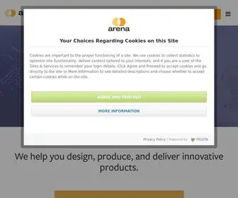 Arenasolutions.com(Drive your product development success with Arena) Screenshot
