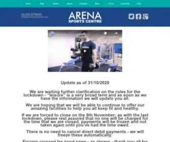 Arenasportscentre.co.uk(Arena Sports Centre) Screenshot