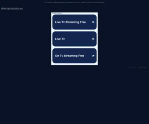 Arenavisiontv.es(Tarjetaroja Online) Screenshot