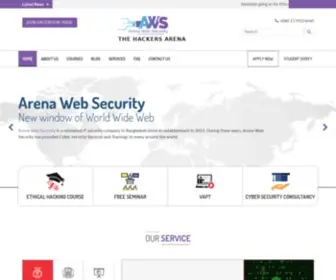 Arenawebsecurity.net(Arena Web Security) Screenshot