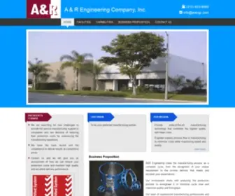 Arengr.com(A & R Engineering Company) Screenshot