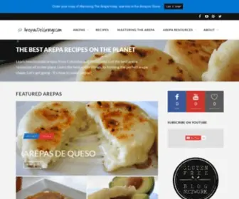 Arepasdelgringo.com(The Best Arepa Recipes On The Planet) Screenshot