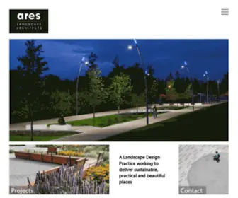 Ares.eu.com(Ares Landscape Architects Ltd) Screenshot