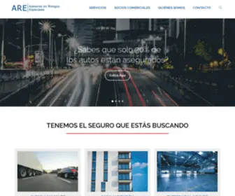 Areseguros.com(Home) Screenshot