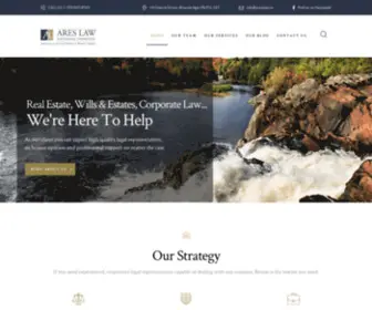 Areslaw.ca(Bracebridge & Muskoka Real Estate and Estate Lawyer) Screenshot