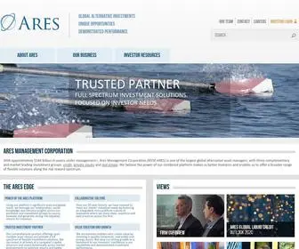 AresmGmt.com(Ares Management Corporation) Screenshot