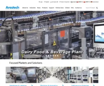 Arestech.com.tw(Arestech is an industrial embedded computers company) Screenshot