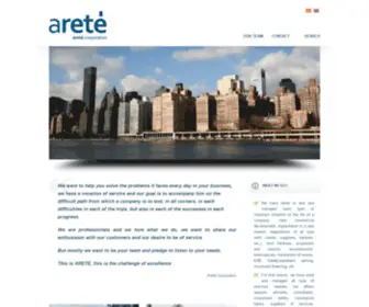 Aretecorporativo.com(Areté) Screenshot