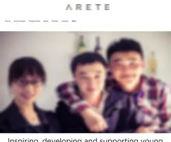 Aretectm.com(Arete) Screenshot