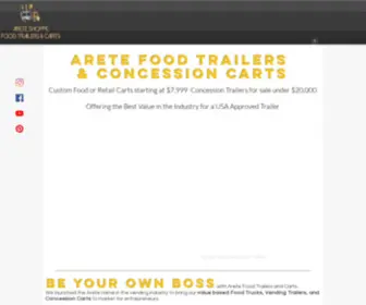 Aretefoodtrailers.com(Arete Food Trailers) Screenshot