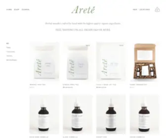 Areteherbs.com(Arete) Screenshot