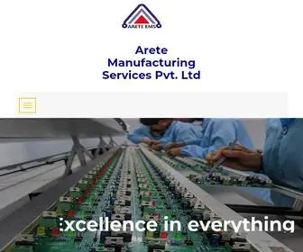 Aretems.co.in(Electronic & PCBA Manufacturing Services In Pune) Screenshot