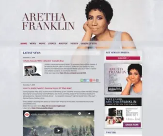 Arethafranklin.net(Aretha Franklin) Screenshot