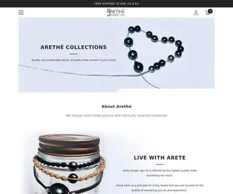 Arethecollections.com(Arethé Jewelry Collections) Screenshot