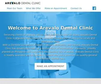 Arevalodentalclinic.com(Arevalo Dental Clinic) Screenshot