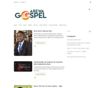 Arewagospel.com(Bringing the gospel to people of the north (Arewa)) Screenshot