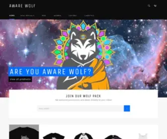 Areyouawarewolf.com(Create an Ecommerce Website and Sell Online) Screenshot