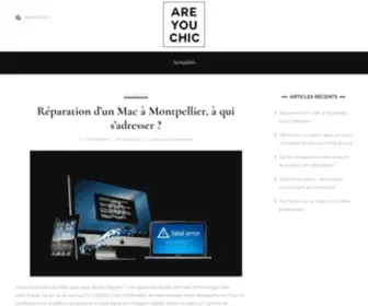 Areyouchic.com(Cravate) Screenshot