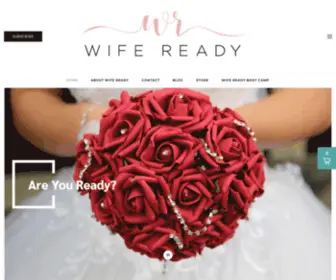 Areyouwifeready.com(Preparing Women for Marriage) Screenshot