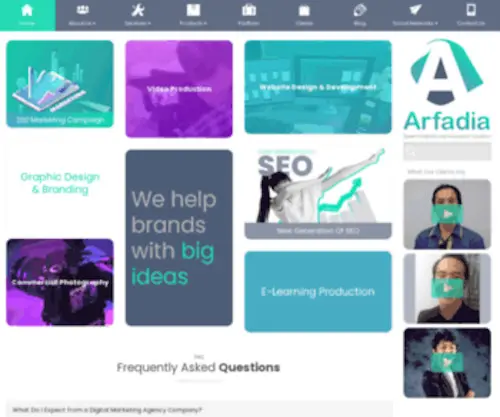 Arfadia.com(Digital Marketing Agency Jakarta) Screenshot