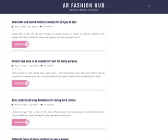 Arfashionhub.com(AR Fashion Hub) Screenshot