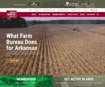 ARFB.com(Arkansas Farm Bureau) Screenshot
