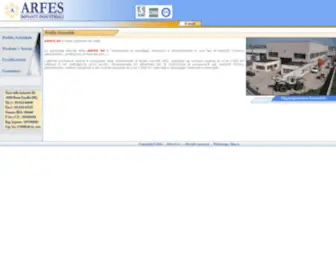 Arfes.com(Arfes S.r.l) Screenshot