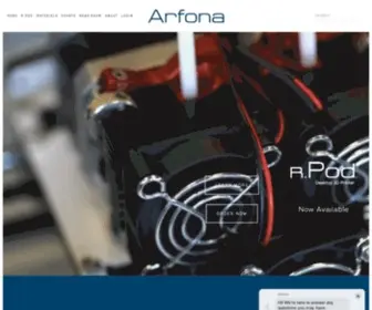 Arfona.com(3D Printed Partial) Screenshot