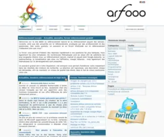 Arfooo.com(Agence SEO) Screenshot
