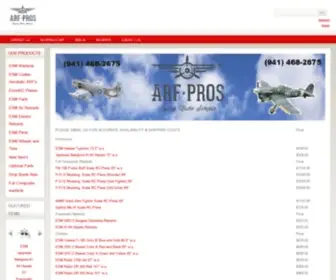 Arfpros.com(ESM Planes & Parts) Screenshot