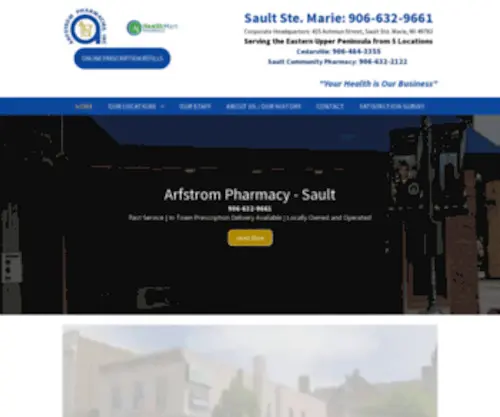 Arfstrompharmacy.com(Arfstrom Pharmacy) Screenshot