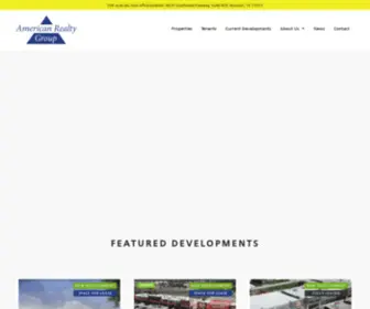 ARG-Properties.com(The Greater Houston area's source for retail shopping center developments and acquisitions) Screenshot