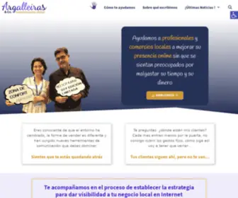 Argalleiras.com(Marketing Digital para negocios locales en Galicia) Screenshot