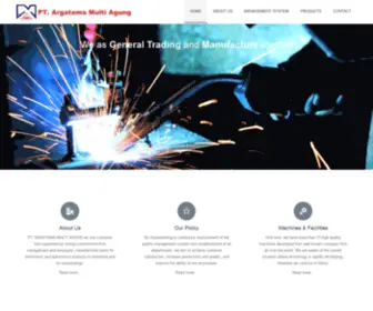 Argatama.co.id(PT. Argatama Multi Agung) Screenshot