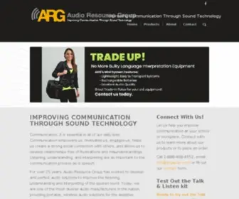 Argaudio.com(Audio Resource Group) Screenshot