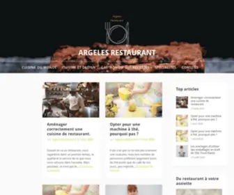 Argeles-Restaurant.com(Blog plaisir du goût) Screenshot