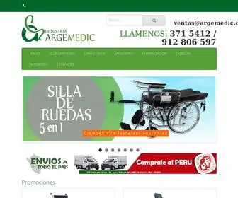 Argemedic.com(Industrias Argemedic EIRL) Screenshot