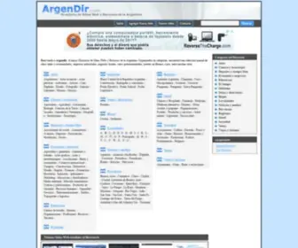 Argendir.com(Sitios Web y Recursos de Argentina) Screenshot