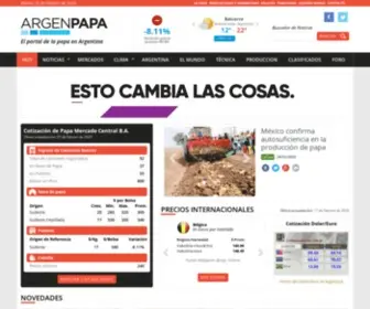 Argenpapa.com.ar(El portal de la papa) Screenshot