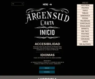 Argensudcarta.com(Argensud carta) Screenshot