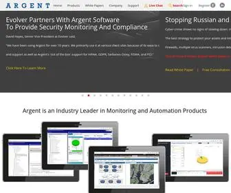 Argent.com(The World's Cloud Console) Screenshot