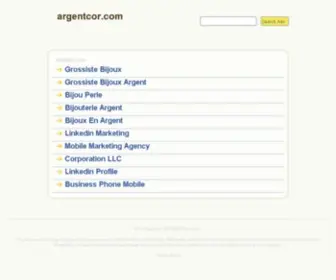 Argentcor.com Screenshot