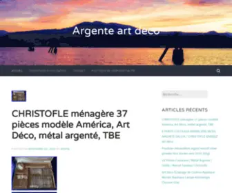 Argenteartdeco.biz(Argente art decoArgente art deco Argente art decoArgente art deco) Screenshot